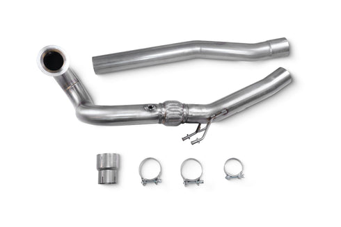 Scorpion De-cat Turbo Downpipe - VAG Audi S3 8Y Sportback & Saloon, VW Golf MK8 R, Non-GPF Models