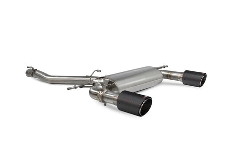 Scorpion Exhausts Non-res cat-back system with electronic valves Valved - TT MK3 2.0 TFSi Quattro Non GPF Model Only - 2014 - 2019 - SAUS085CF Scorpion Exhausts