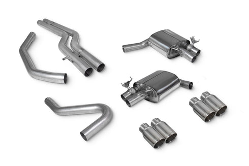 Scorpion Non-Resonated Half System - Audi S4 B9