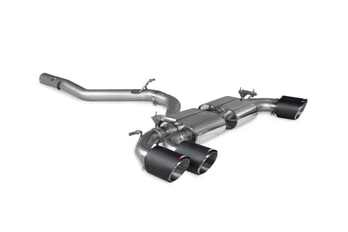 Scorpion Exhausts Non-res cat/gpf back system & electronic valves - S3 8Y Sportback - 2020 - SAUS093CF Scorpion Exhausts