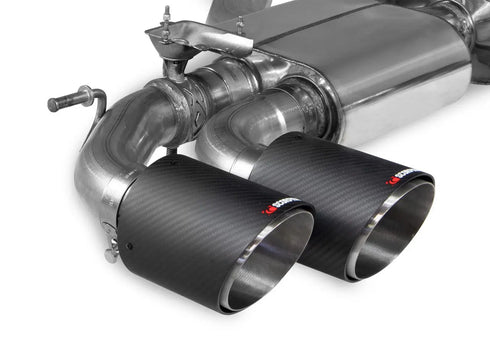 Scorpion Exhausts Non-res cat/gpf back system & electronic valves - S3 8Y Sportback - 2020 - SAUS093CF Scorpion Exhausts