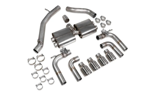 Scorpion Exhausts Non-resonated cat/gpf-back system with valves Valved S3 Saloon 8V 2013 - SAUS096 Scorpion Exhausts