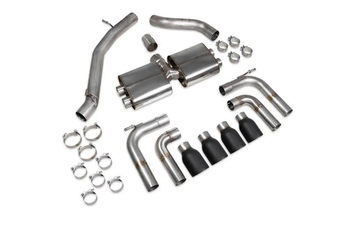 Scorpion Exhausts Non-resonated cat/gpf-back system without valves Non-valved S3 Saloon 8V 2013 - SAUS097C Scorpion Exhausts