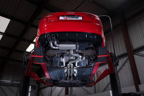 Scorpion Non-Resonated Secondary Cat-Back System - Audi RS3 8P