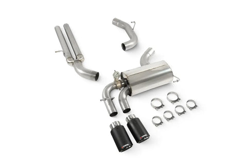 Scorpion Exhausts Non-resonated secondary cat-back system Valved RS3 8P 2011 - SAUS114CF Scorpion Exhausts