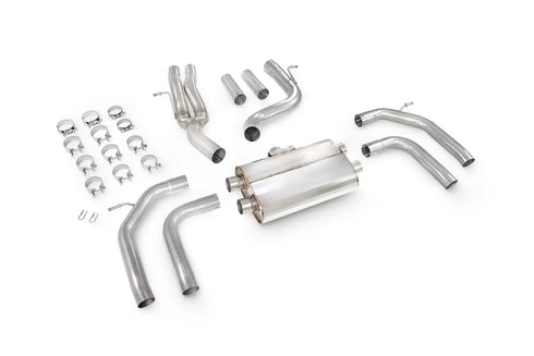 Scorpion Exhausts Non-Resonated Cat/GPF-back system without valves Non-valved - RS3 8Y Saloon - 2021 - SAUS116 Scorpion Exhausts