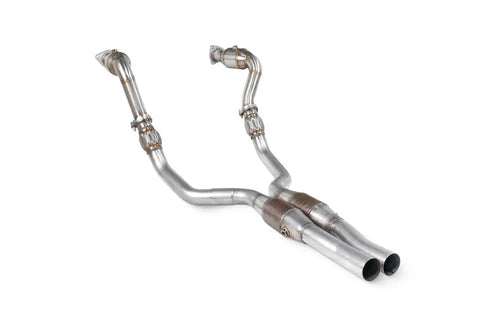 Scorpion Exhausts Downpipes with Sports Cats in Front Pipes - S4 3.0 TFSI V6 Quattro & Avant B8/B8.5 - 2009 - SAUX044 Scorpion Exhausts