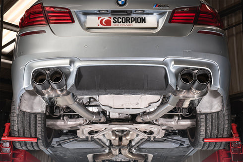Scorpion Rear Silencers Only - BMW M5 F10