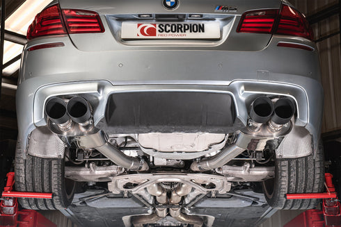 Scorpion Rear Silencers Only - BMW M5 F10