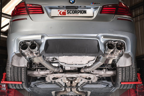 Scorpion Rear Silencers Only - BMW M5 F10