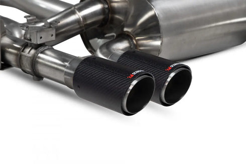 SCORPION EXHAUSTS BMW F80 M3 NON-GPF MODEL 2014 - 2018 NON-RES CAT-BACK SYSTEM WITH ELECTRONIC VALVES Scorpion Exhausts