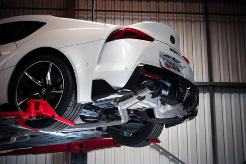Scorpion 80mm Cat-Back Single Exit System (Removes GPF) - Toyota Supra A90 3.0T GPF Models Only