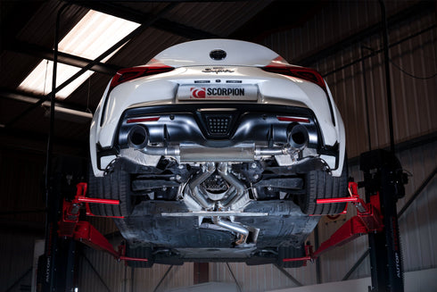 Scorpion Cat-Back Black Ceramic Daytona - Toyota Supra A90 - 3.0T Non-GPF (ROW)