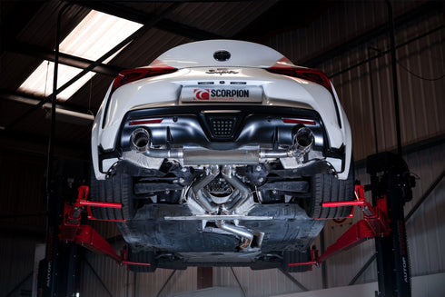 Scorpion Cat-Back Polished Daytona - Toyota Supra A90 - 3.0T Non-GPF (ROW)