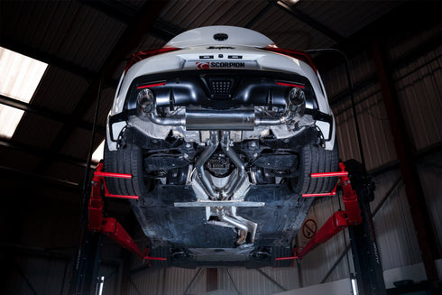 Scorpion Cat-Back Polished STW - Toyota Supra A90 - 3.0T Non-GPF (ROW)