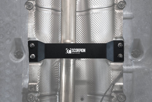 Scorpion Exhaust Tunnel Brace - VAG VW Golf Mk5 GTI & Edition 30, VW Golf Mk6 GTI & Edition 35, VW Golf Mk6 GTD, VW Scirocco R, Seat Leon Cupra R 1P