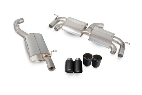 Scorpion Exhausts Resonated cat-back system with no valves - Golf MK7 R - 2014 - SVW044CF Scorpion Exhausts