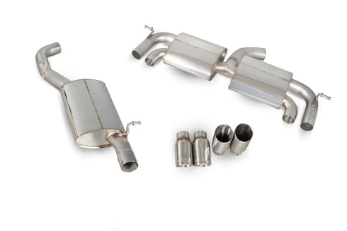 Scorpion Exhausts Resonated cat-back system with no valves - Golf MK7 R - 2014 - SVW044D Scorpion Exhausts