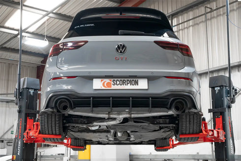 Scorpion Exhausts Resonated GPF-back system - Golf GTI Clubsport MK8 - 2020 - SVW069CF Scorpion Exhausts