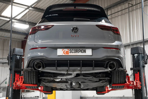 Scorpion Exhausts Resonated GPF-back system - Golf GTI Clubsport MK8 - 2020 - SVW069D Scorpion Exhausts