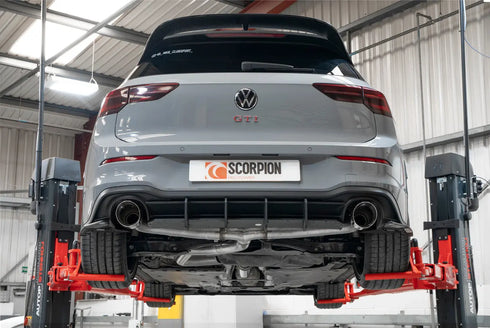 Scorpion Exhausts Resonated Predator GPF-back system - Golf GTI Clubsport MK8 - 2020 - SVW070D Scorpion Exhausts