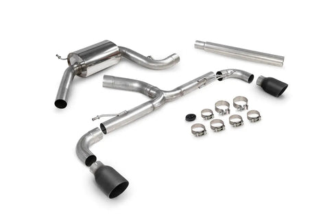 Scorpion Exhausts Resonated Predator Cat-back System - Scirocco R - 2009 - SVW072C Scorpion Exhausts