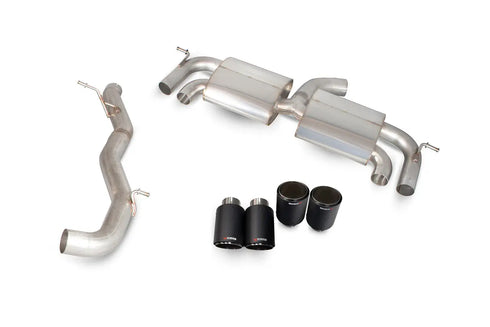 Scorpion Exhausts Non-resonated cat-back system with no valves - Golf MK7 R - 2014 - SVWS044CF Scorpion Exhausts