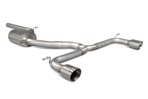 Scorpion Exhausts Non-resonated GPF-back system - Golf Mk7.5 GTi GPF Model Inc TCR / Performance Pack - 2019 - 2020 - SVWS060 Scorpion Exhausts