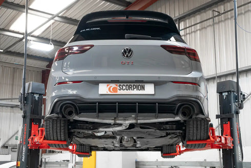 Scorpion Exhausts Non-resonated GPF-back system - Golf GTI Clubsport MK8 - 2020 - SVWS069CF Scorpion Exhausts