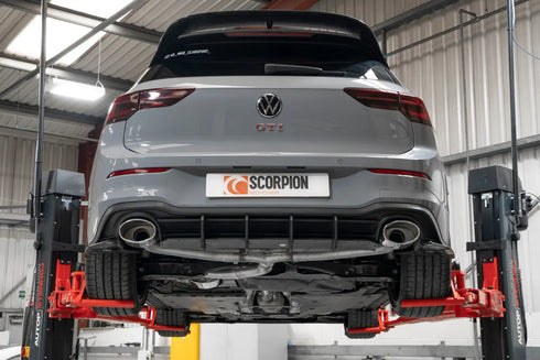 Scorpion Exhausts Non-resonated GPF-back system - Golf GTI Clubsport MK8 - 2020 - SVWS069 Scorpion Exhausts