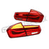 LED Taillights For 2012-2019 BMW 3 Series F30 M3 F80 W/Sequential Turn Signal DC Prestige