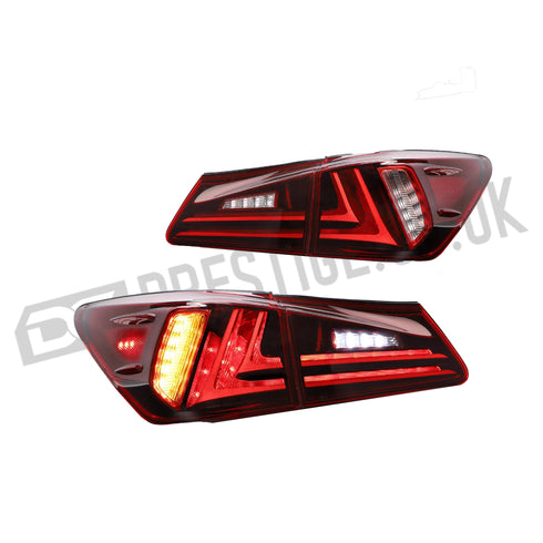 LED Tail Lights For 2005-2013 Lexus is250 is350/ 2007-2014 isf Rear lights DC Prestige