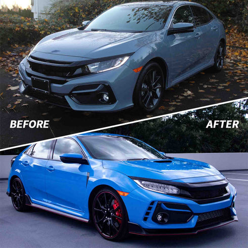 LED Headlights For 2016-2021 Honda Civic Sedan Hatchback Coupe DC Prestige