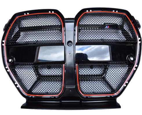 Zunsport BMW G8X M3 & M4 CS / M4 CSL - Front Grille Mesh Set (with cut out)