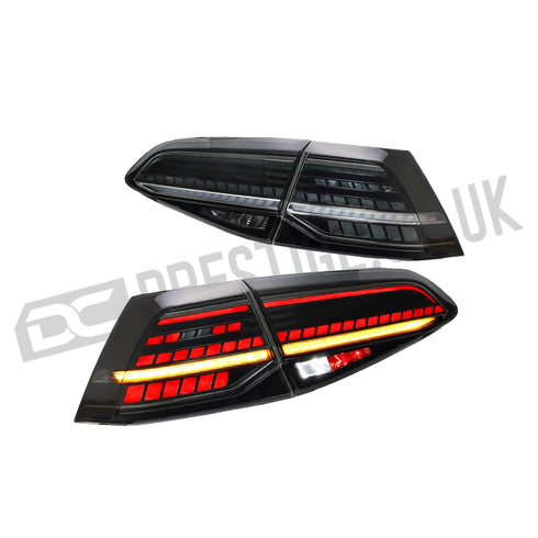 LED Taillights For 2015-2021 Golf 7 MK7 MK7.5 Hatchback NOT FIT SPORTWAGEN(Europe 2013-2019) DC Prestige