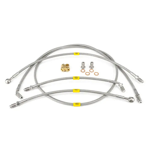 Nissan Skyline R32 GTS-T, GT-R 1989-1994 ABS Delete Lines HEL Stainless Steel Braided HEL