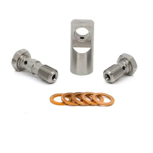 HEL Stainless Steel M10 x 1.00 Radial Master Cylinder Conversion Kit HEL