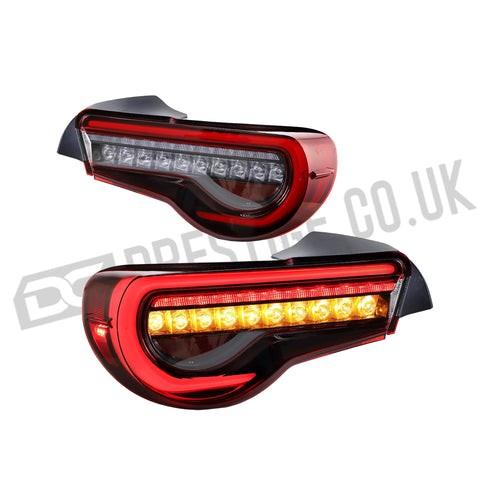 LED Tail lights For 2012-2020 Toyota 86 GT86, Subaru BRZ, Scion FRS DC Prestige