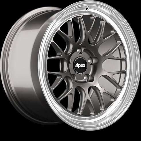 Apex ML-10RT Forged Touring Line Wheels Anthracite With Machined Lip Apex