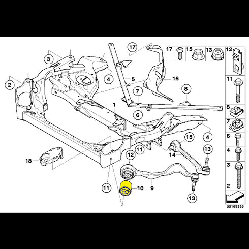 Millway Motorsport Front Control Arm Bushings (F2X/F3X 1/2/3/4 Series) Millway Motorsport