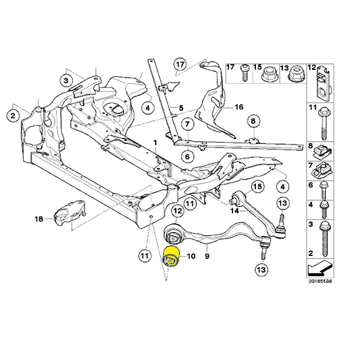 Millway Motorsport Front Control Arm Bushings (F2X/F3X 1/2/3/4 Series X-Drive) Millway Motorsport