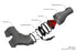 Eventuri Carbon Fibre Intake System - F60 Countryman JCW (306hp)