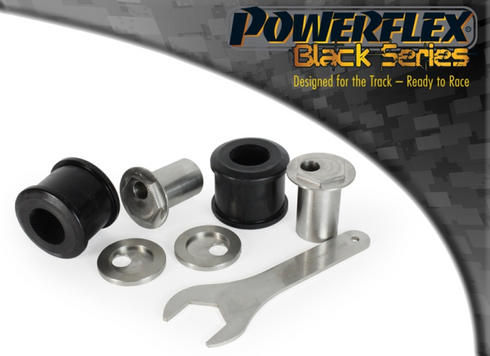Powerflex Black Series Front Track Control Arm Outer Bush Caster Adjustable Porsche 981 Boxster Cayman 12-16 | Powerflex PFF57-802BLK