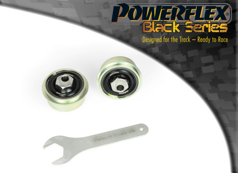 Powerflex Black Series Front Wishbone Rear Bush Caster Adjustable Volkswagen Golf MK8 R 4WD 20 20+ | Powerflex PFF3-902GBLK