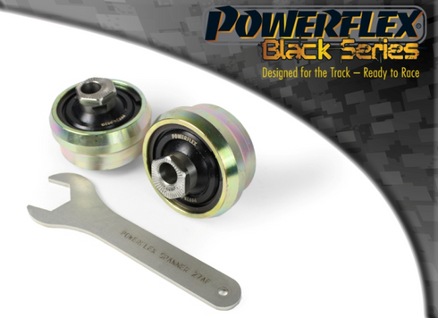 Powerflex Black Series Front Wishbone Rear Bush Anti-Lift Inc Caster Adjust Toyota GR Yaris 20-24 | Powerflex PFF76-902GBLK