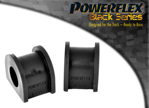 Powerflex Black Series Rear Anti Roll Bar Mounting 14mm Audi A3 S3 RS3 8L MK1 4WD 96-03 | Powerflex PFR3-511-14BLK