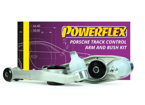 Powerflex Black Series Track Control Arm Inc Bush Kit Porsche 987C Cayman 05-12 - PF57K-1002BLK | Powerflex PF57K-1002BLK