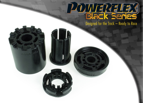 Powerflex Black Series Front Lower Engine Mounting Bush Inc Inserts Volkswagen Corrado VR6 89-95 | Powerflex PFF85-280BLK
