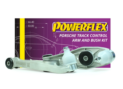 Powerflex Black Series Track Control Arm Inc Bush Kit Porsche 987C Cayman 05-12 - PF57K-1001BLK | Powerflex PF57K-1001BLK