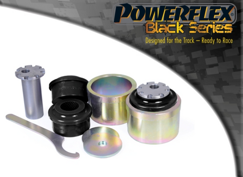 Powerflex Black Series Front Lower Radius Arm to Chassis Bush Caster Adjustable Audi A5 S5 RS5 Quattro 07-16 - PFF3-802GBLK | Powerflex PFF3-802GBLK